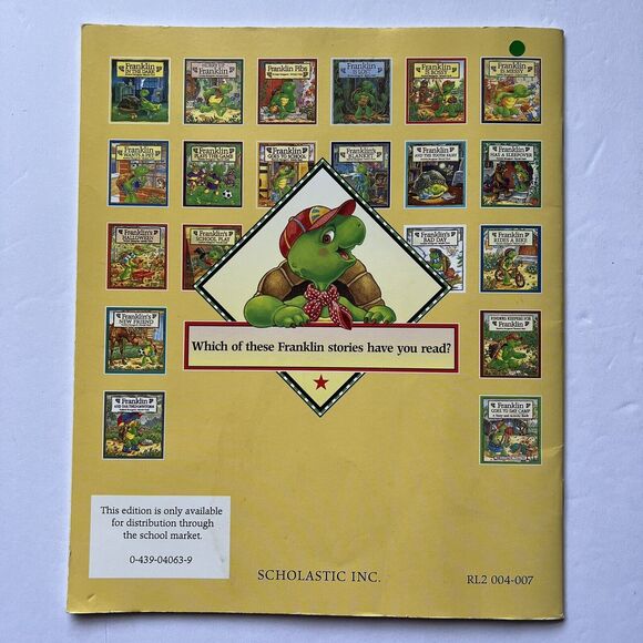 Franklin Set of 3 Childrens Books by Paulette Bourgeois Branda Clark - Picture 5 of 13